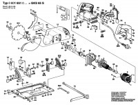 Bosch 0 601 651 003 Gks 65 S Circular Hand Saw 220 V / Eu Spare Parts